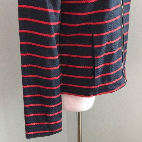 NWOT!! Tommy Hilfiger Navy Stripe Nautical Blazer - Picture 4 of 7